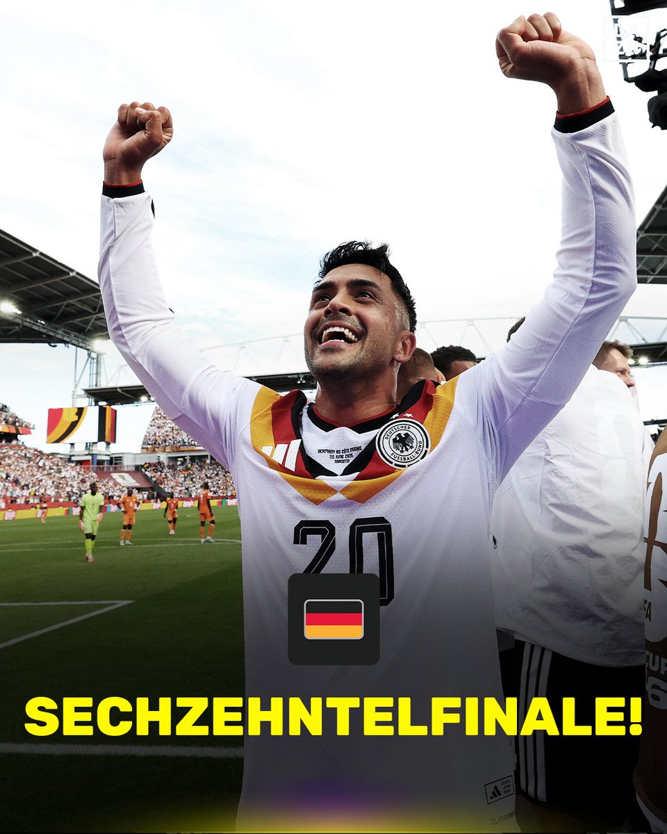 DAZN_DE's tweet photo. Glückwunsch an das DFB-Team 👏

Alle #WM-Highlights seht Ihr nach Abpfiff auf DAZN 🏆 #WorldCup #WM2026 #GERIVO https://t.co/WHvTIkcQX1