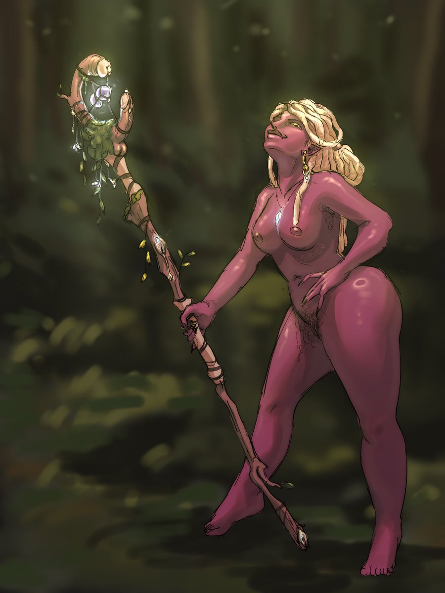 Isbier_'s tweet photo. You meet her on your walk in the forest. What do you do?
.
.
#nfsw #fantasy #forest #elf #DND #cock #boobs #dreads #pussy #procreate #artwt #wand #magic #rp #roleplay #ass #digitalart #art https://t.co/psTHV1uNZ2
