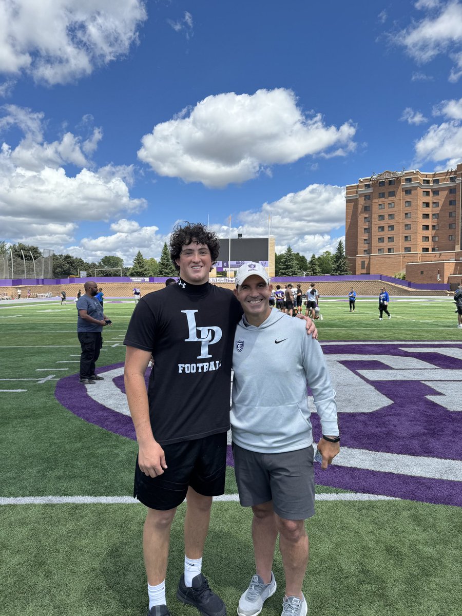 j_ainsworth31's tweet photo. Great camp at @UST_Football today! Thank you to @Coach_Caruso and @Gumbs21 for the opportunity to compete. I learned a lot, improved my game, and enjoyed connecting with the coaching staff. Looking forward to building those relationships moving forward. https://t.co/tUVrN2bP6g