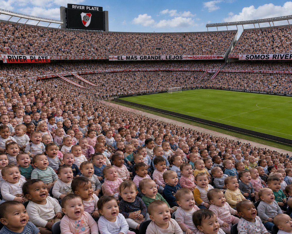 masvidaoficial's tweet photo. En Argentina se hacen 120.000 abortos al año, eso equivale a un estadio y medio de River lleno. https://t.co/OpK0HCEA1O