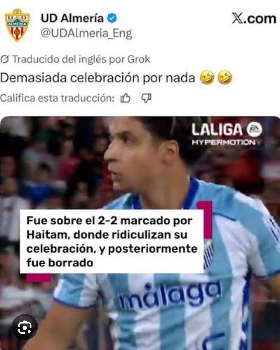 oscarmalaga96's tweet photo. @U_D_Almeria hola? Estáis por ahí? Ah no que estáis recogiendo los fuegos artificiales 😂😂😂 https://t.co/DiBjgUELST