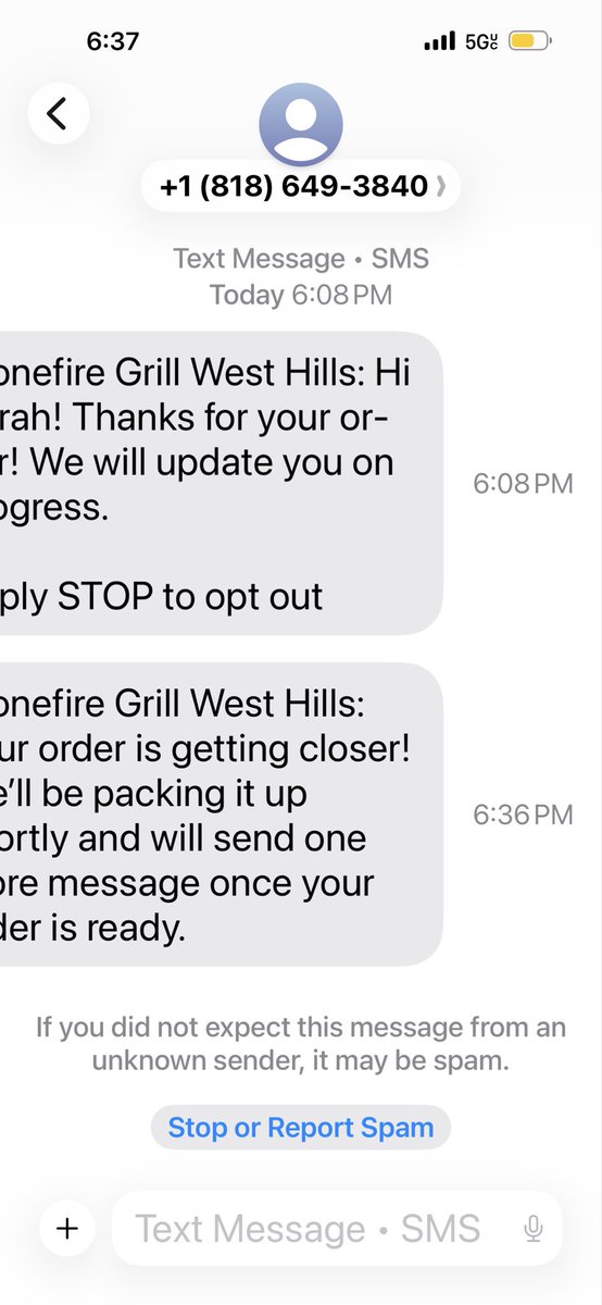 LillianPowell01's tweet photo. @stonefiregrill not only was hair in my butter but my togo order for 1 entree took over a half hour &amp; luckily I took the initiative to go &amp; pick it up w/o waiting for the text bc it came 1.5hrs later smh #stonefire #westhills #stonefiregrill https://t.co/djzJPi0o0o