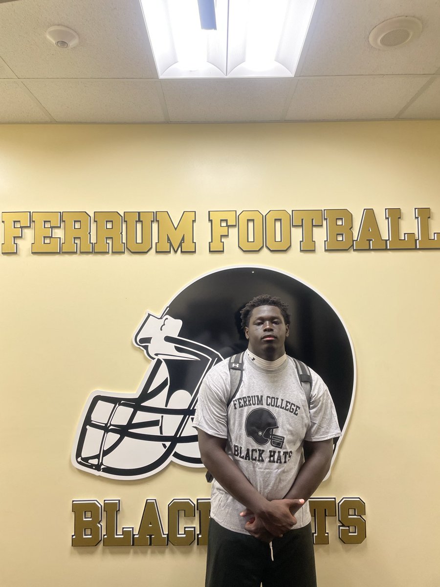 alliebangurajr's tweet photo. AGTG
After a great conversation with @coach_ksherman. I’m blessed to say I’ve received an OFFER from @FerrumFootball! 

@CoachJeffGerzog
@thetruAK 
@_Coach_Clark 

@BrookePoint_FB @JamesMillerJr_ @CoachDHaze @CoachAvianceSr @coachJody12 https://t.co/yx9u1ImPXj