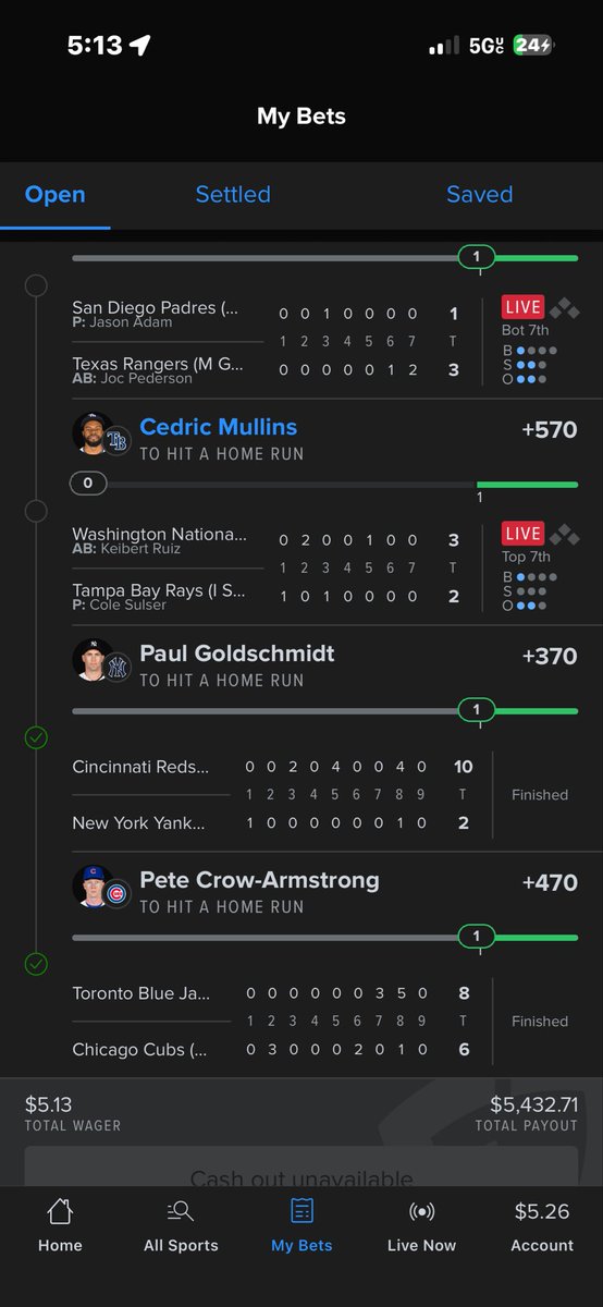 PURP_FYN's tweet photo. @FanDuel_Support  no cash out???? https://t.co/HbMquSgRwT