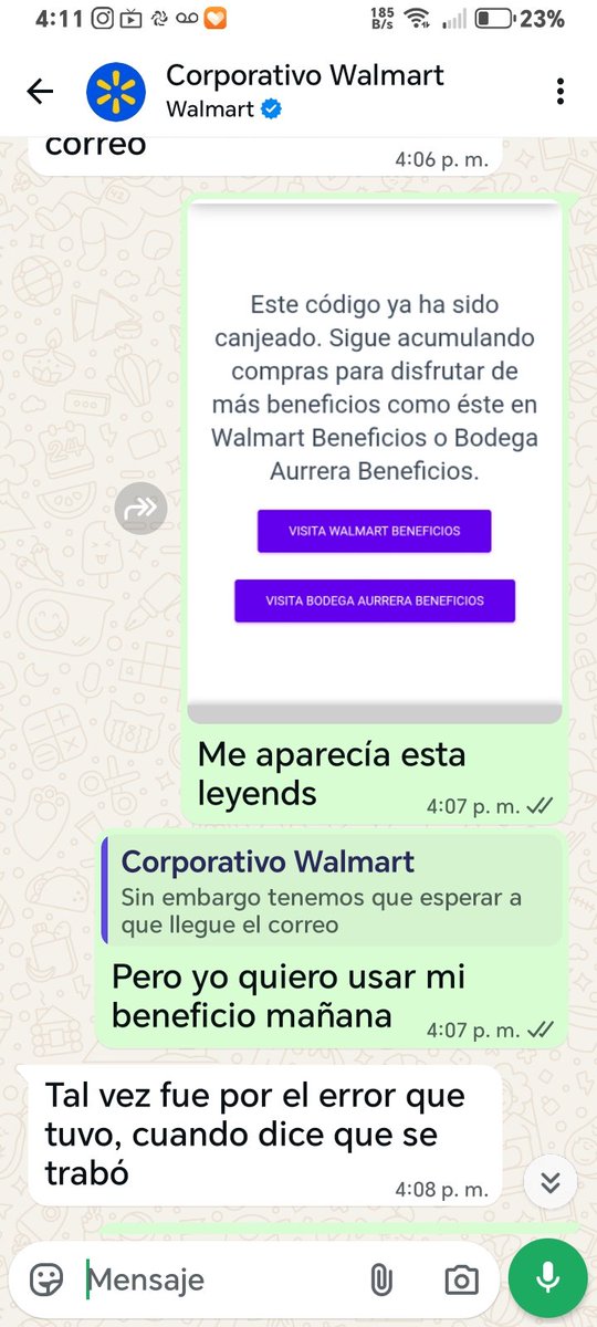 CL_SanchezTapia's tweet photo. @WalmartMexico Así de siempre para las soluciones de @WalmartMexico @walmarthelp @WalmartMXyCAM @Walmart @WalmartOrg unos patanes https://t.co/7D6DqfQAiS