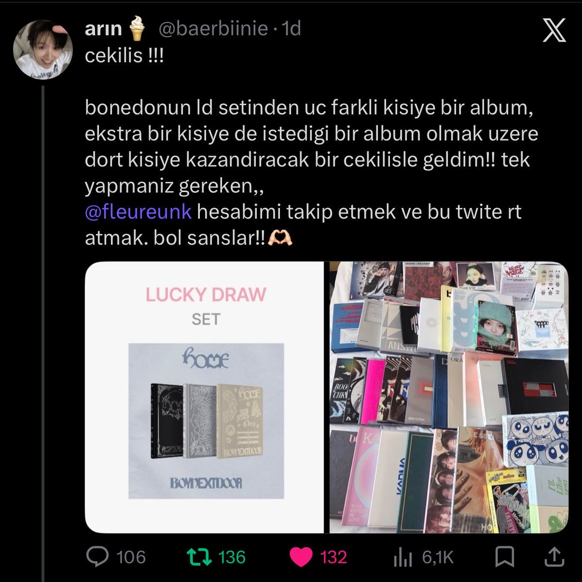 cariasiac's tweet photo. @baerbiinie cekilis icin tesekkurlerrrr random icin katiliyorum 🥹🩵 https://t.co/GDrqpzWMCU