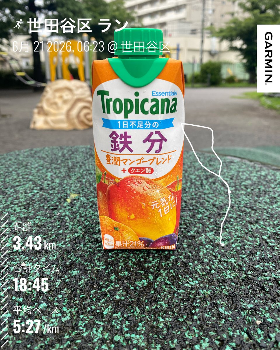 Tomo7A7's tweet photo. 朝ラン完了。

短めだけど、すっきりしました🏃‍♂️ https://t.co/QJ1wyNHth2