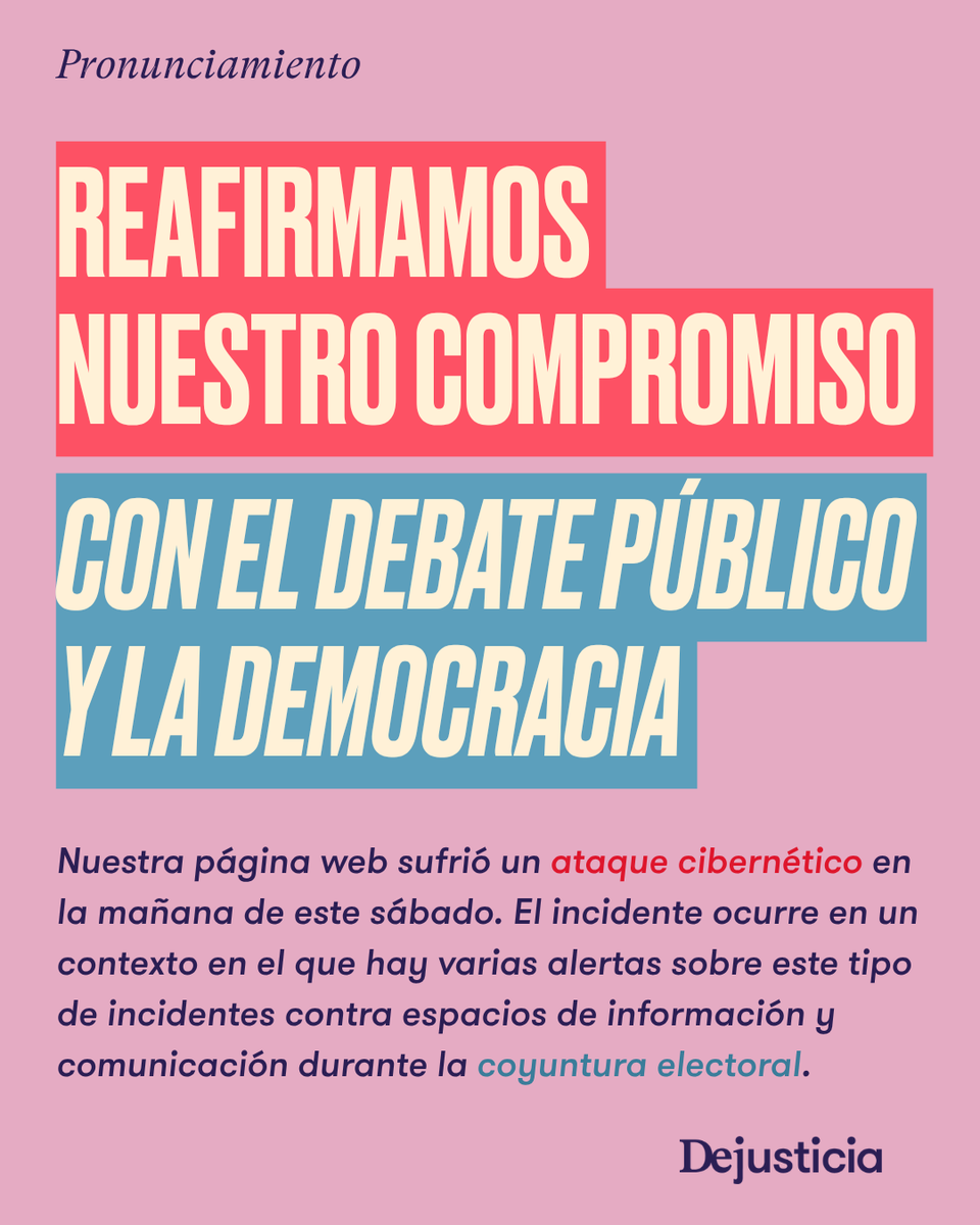 Dejusticia tweet media