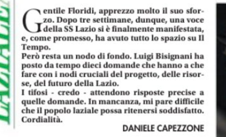 Latium1900's tweet photo. Un papiro di migliaia di parole solo per dire "La Lazio nun se discute, se ama" smerdato da una decina di righe semplicemente perfette di @Capezzone 

Il romanista potrà ritentare la prossima volta. https://t.co/FJBbOTTt0l