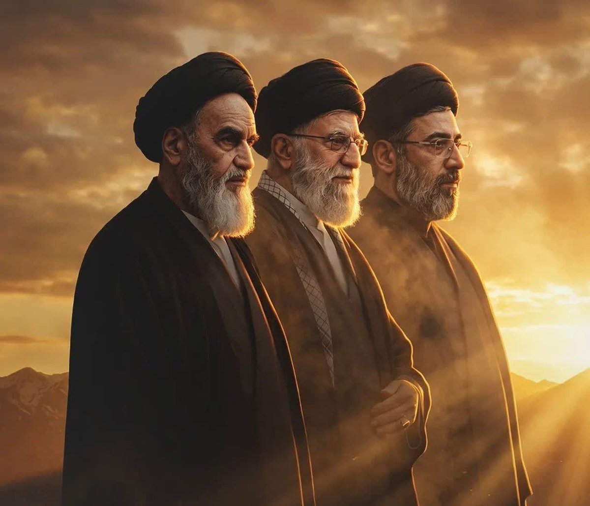 HSamawat's tweet photo. پیام صریح او یک نکته مهم داشت؛خامنه‌ای جوان فقط میراث‌دار پدر نیست، ترکیبی از خمینی و خامنه‌ایست...

#لبيك_يا_خامنه_ای‌ 
#فالو_بک https://t.co/KmDWx2fym9