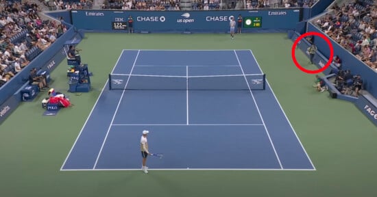 ZorzStudios's tweet photo. #USOpen pushes back against photographer who walked onto tennis court: https://t.co/ZqweeCvBRl
#MattGrowcoot #DaniilMedvedev #BenjaminBonzi #SportsPhotographer #tennis #SelcukAcar #USTA #TennisCourt #photographer https://t.co/uL28oodKWg