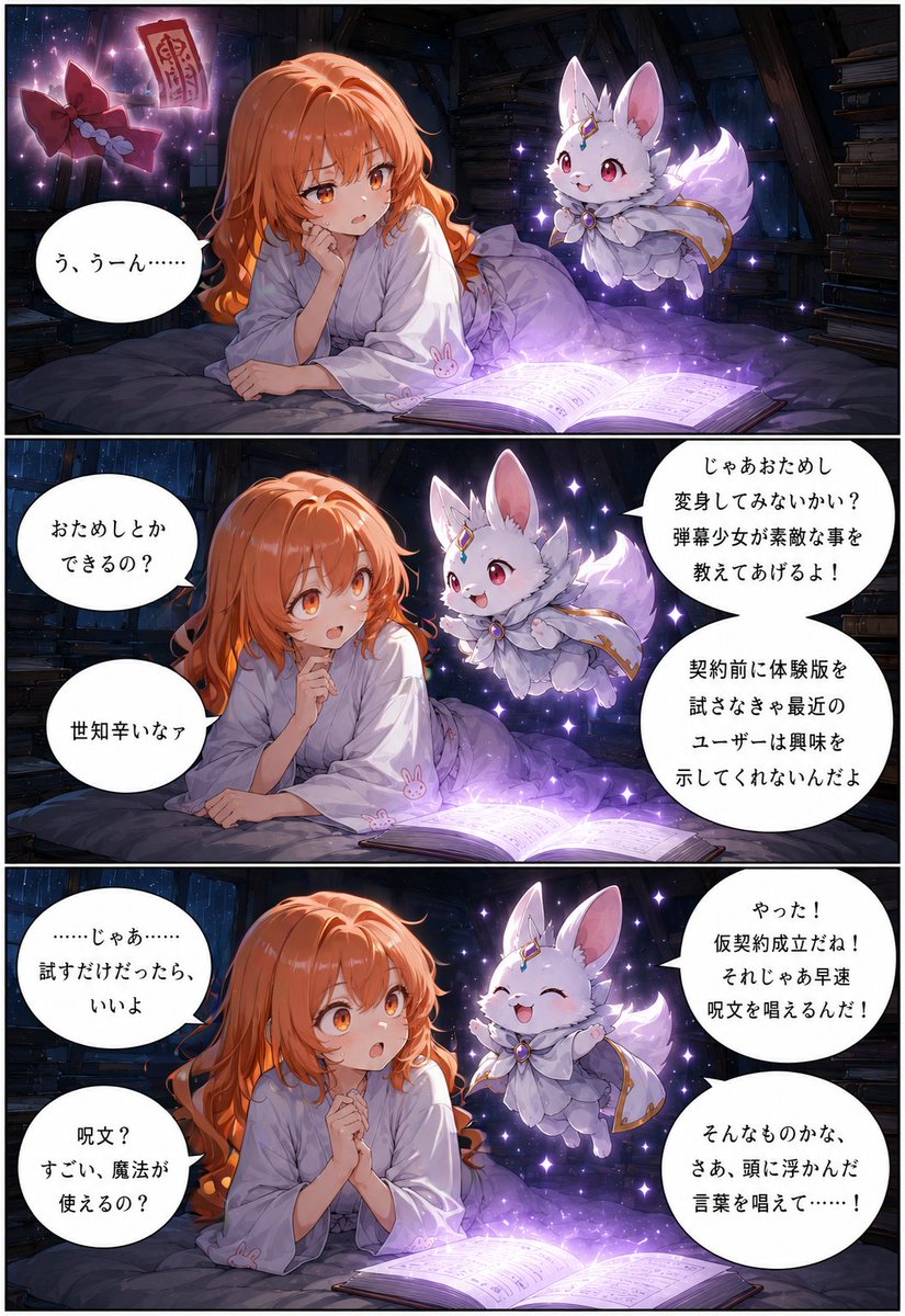 niwatoriokoge's tweet photo. 小鈴ちゃんのへんしん・３
#東方project

来週のこの時間からはプリティ弾幕少女バレットこすずがはじまります！（うそ
……
シリアス展開はやめておきましたｗ
まあ前にも作ってるしね https://t.co/hXRk2Hn6QZ