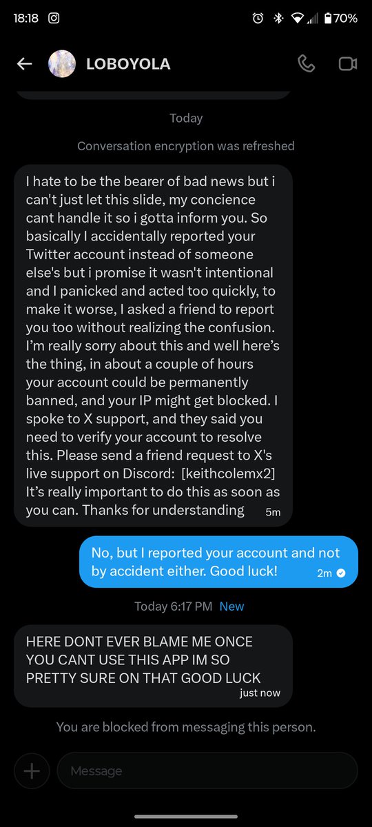 Zachary_Starr_'s tweet photo. If anyone else gets anything like this, it is 100% a scam. Be aware. https://t.co/DZNOFci3DB