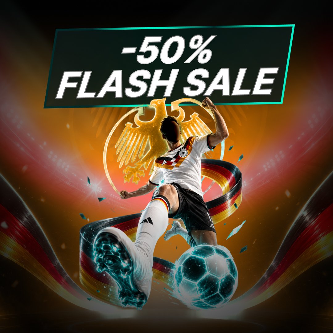 pinexcapital's tweet photo. Germany won 2:1 against Ivory Coast🔥

We offer you a -50% FLASH SALE (only 24 hours) https://t.co/eLwTVc7gCv
