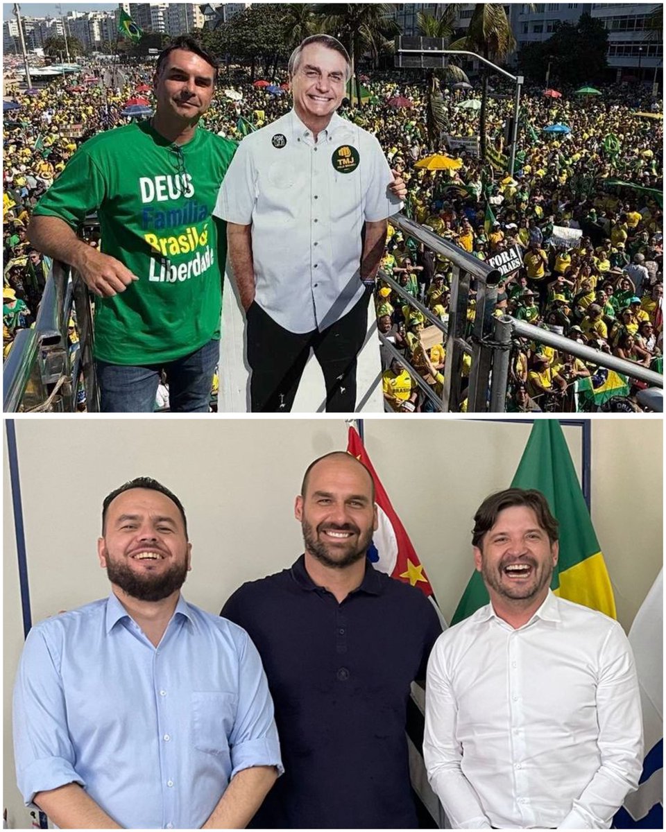 BolsonaroSP's tweet photo. NÓS VENCEREMOS

Não para @FlavioBolsonaro concorrer a presidente, era para @jairbolsonaro.

Não era para @andredopradosp concorrer a senador por SP, era para mim.

Não era para o @pfigueiredo08 ter saído da Jovem Pan, o @allanconta5 ter fechado o Terça Livre e tanta gente estar vivendo no exterior.

Mas acredite. Após momentos difíceis, de sacrifício, o povo retorna mais ciente, dando mais valor à liberdade e certo do que fazer para jamais permitir que tempos como este retornem.