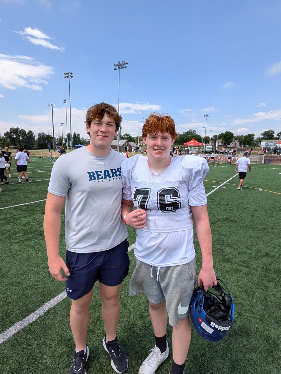 LukeSeipp's tweet photo. Thank you @UNC_BearsFB for the great camp. @CoachJdubb12 thank you for the conversation and feedback afterwards. 
@CoachNickNissen thank you for your time at the end, looking forward to staying in contact.
Always enjoy getting the chance to compete. Great to see @brooks_hamlett https://t.co/cNDdKT0Iye