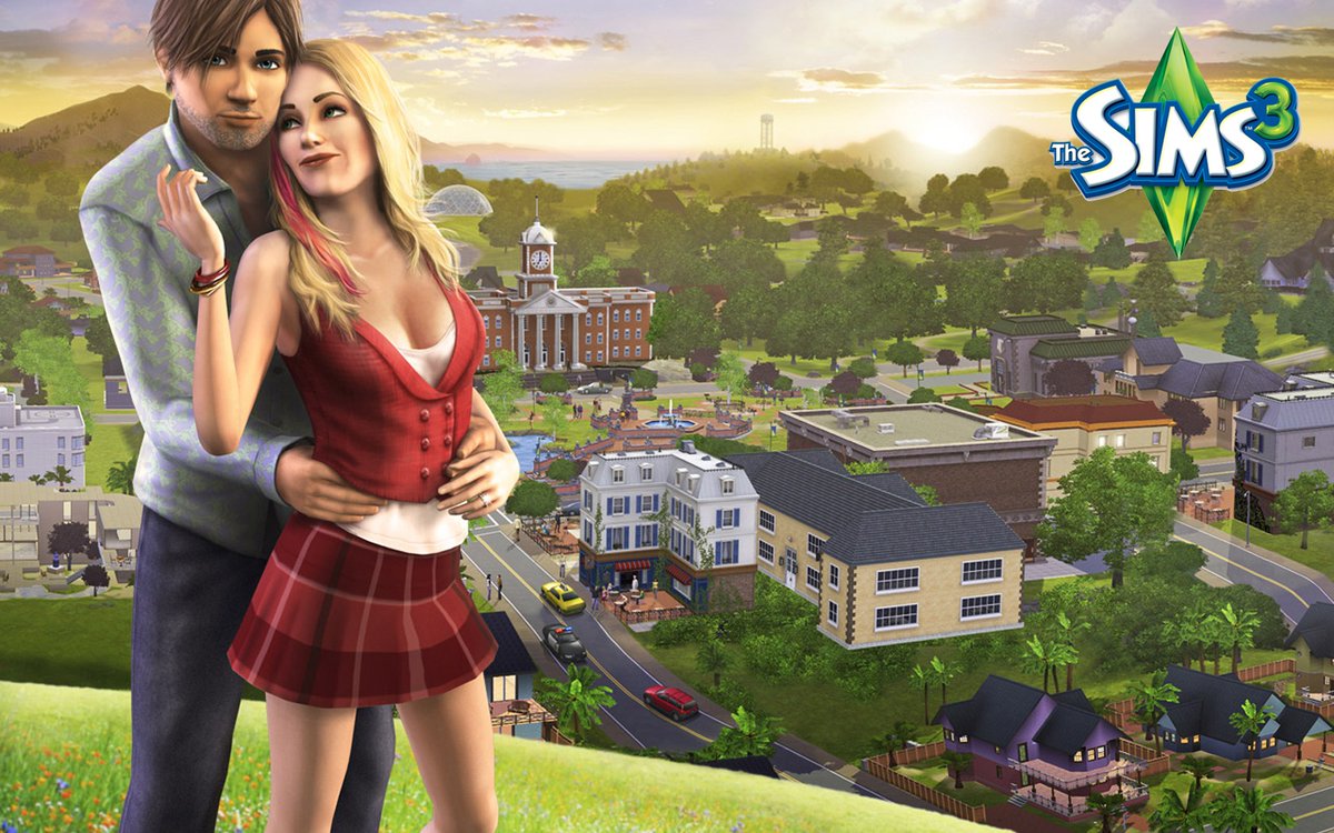 Sims_Nostalgia's tweet photo. One of my favourite promotional images for The Sims 3 (2009) https://t.co/vv71VhpCrg