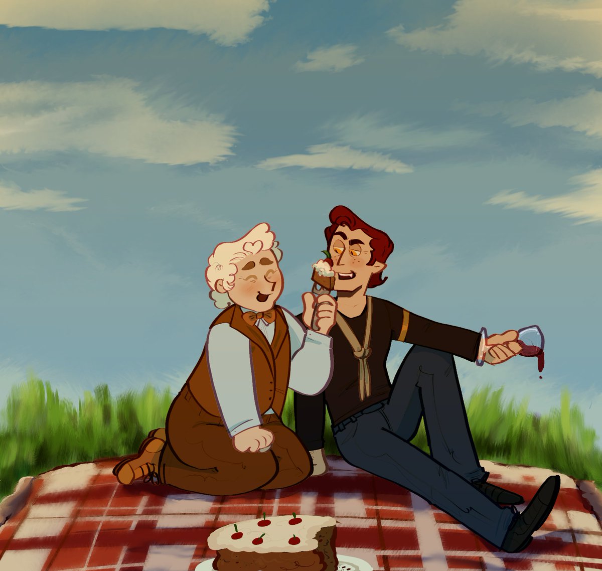 Sincronizadas69's tweet photo. Amor, amor, amor, amor.....
#GoodOmensFanArt
#goodomens #aziracrow https://t.co/NSj6slMB6X