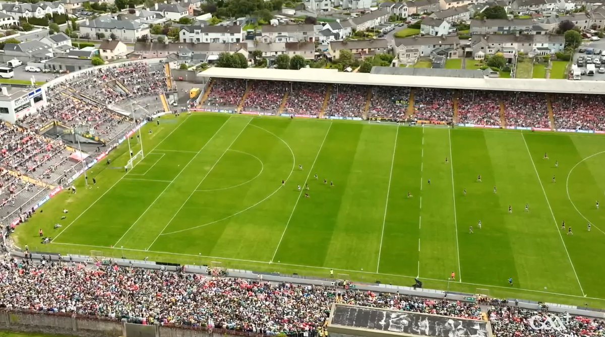 m_brosnan's tweet photo. Only seeing this now. The drone angle and the close-ups of that crucial goal today are absolutely deadly. Fair play to @GAAPlusOfficial for trying to be creative. https://t.co/pNHXyQoDwc