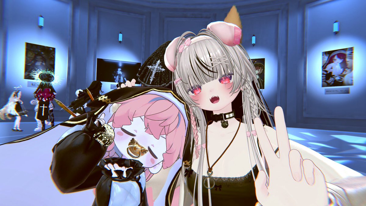 tane_Scarlet's tweet photo. #VRC_Heretic 
金曜日の夜！！Hereticのアフターに行ってきました〜！！また1人初めましてのシスターさんに会えて嬉しかったー！！ https://t.co/gypmB15a5M