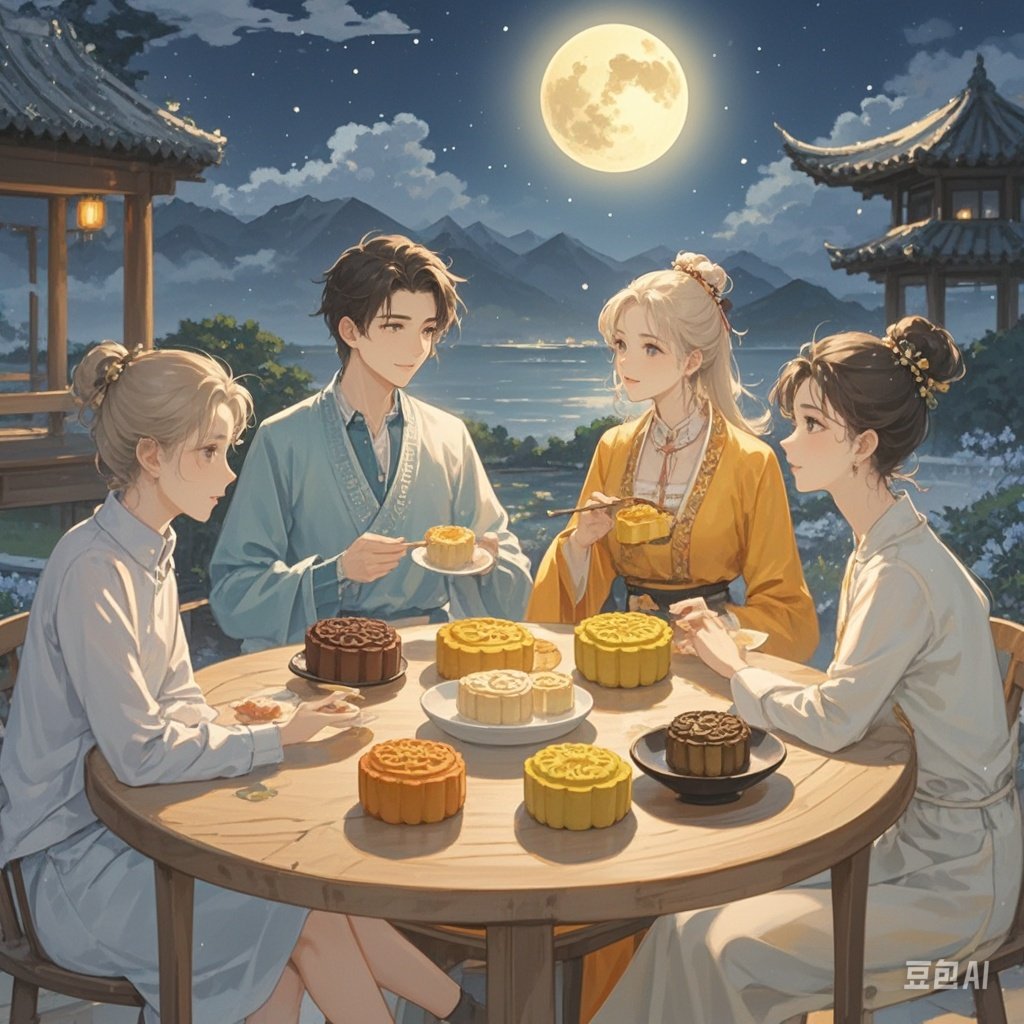At10722055's tweet photo. [Today’s the Mid-Autumn Festival!  Wishing you all sweet mooncakes, warm company and glowing moments with loved ones. Happy Mid-Autumn! ] https://t.co/OnLuu20XnY