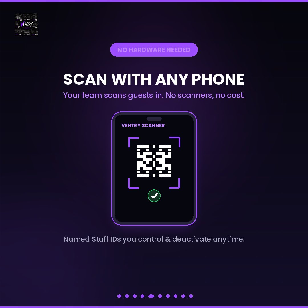 ventrybooking's tweet photo. For organizers: sell Regular, VIP &amp; Table tickets, secure QR that can’t be faked, scan with any phone, live dashboard, plus NEW newsletters to past buyers and event ratings.
For buyers: unique QR tickets, protected payments, and NEW, rate the events you attend. https://t.co/taENB2rMLS