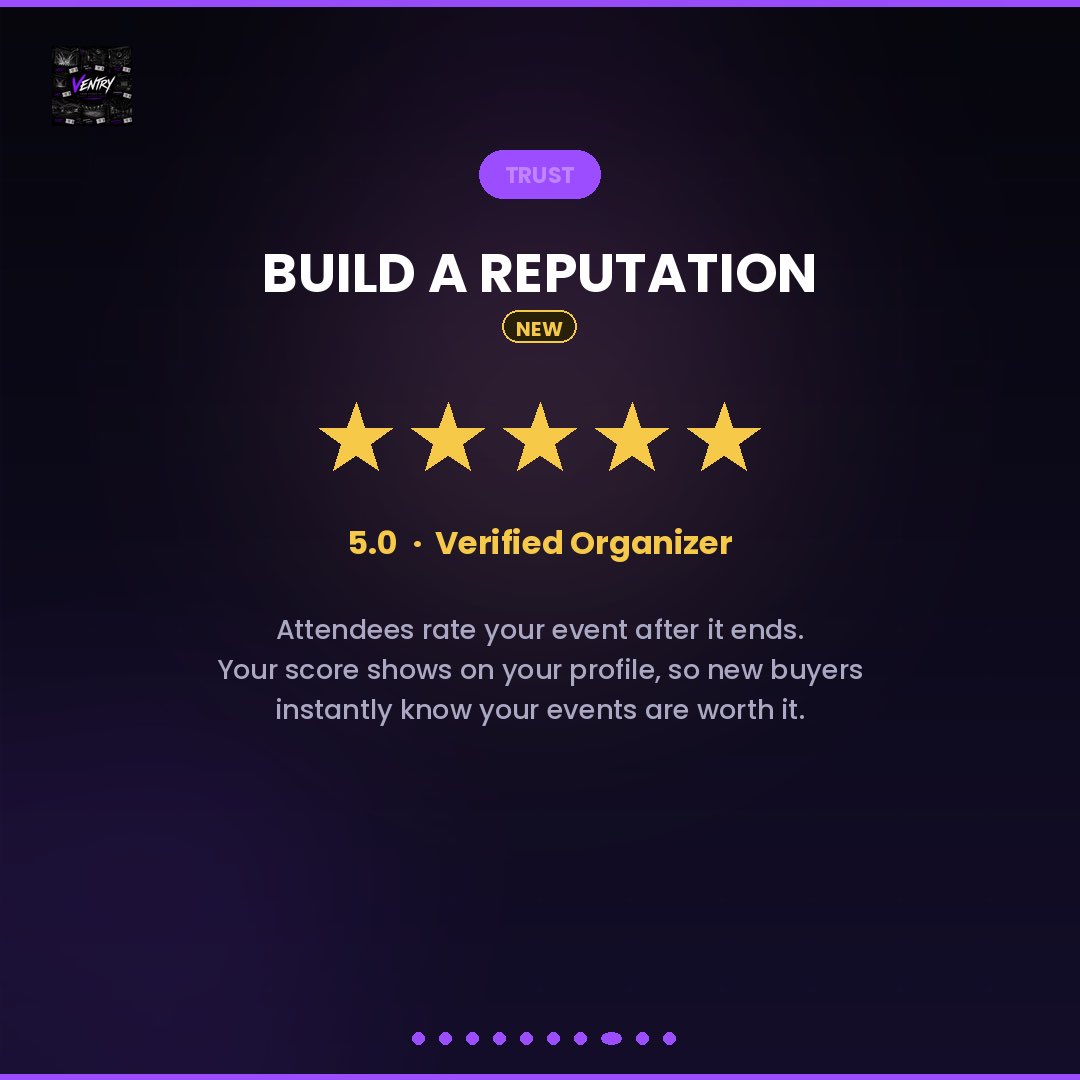 ventrybooking's tweet photo. For organizers: sell Regular, VIP &amp; Table tickets, secure QR that can’t be faked, scan with any phone, live dashboard, plus NEW newsletters to past buyers and event ratings.
For buyers: unique QR tickets, protected payments, and NEW, rate the events you attend. https://t.co/taENB2rMLS