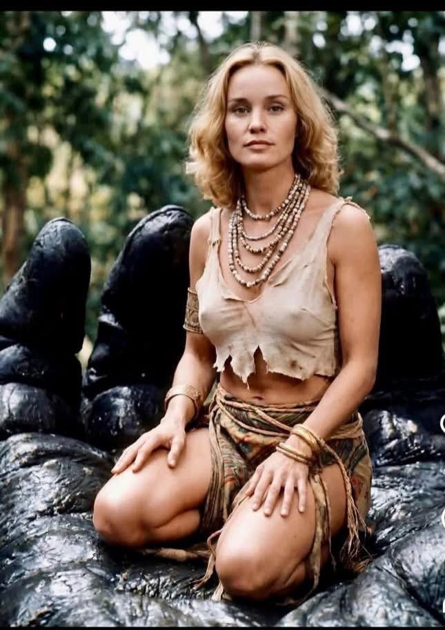 GridironMarvel's tweet photo. Sad that Jessica Lange always gets overlooked, except by a big ape, who really wanted to bang her if he could… #VintageBabes #70s #1970s #70sMovies #KingKong #Kong https://t.co/NIhvAu7iki