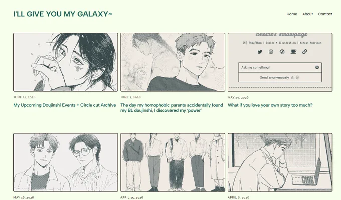 Blog update: In this entry, I talk about what I plan to bring to in upcoming events - Comitia and Jgarden.
I also show a past archive of circle cuts and explain the differences between the two events 
