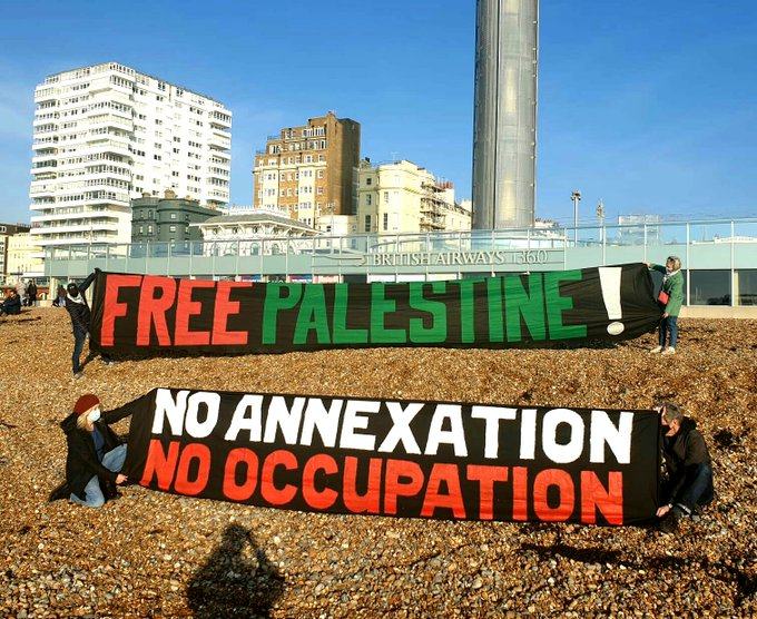 PalestineCultu1's tweet photo. The message from Brighton : https://t.co/LX46C6acnO