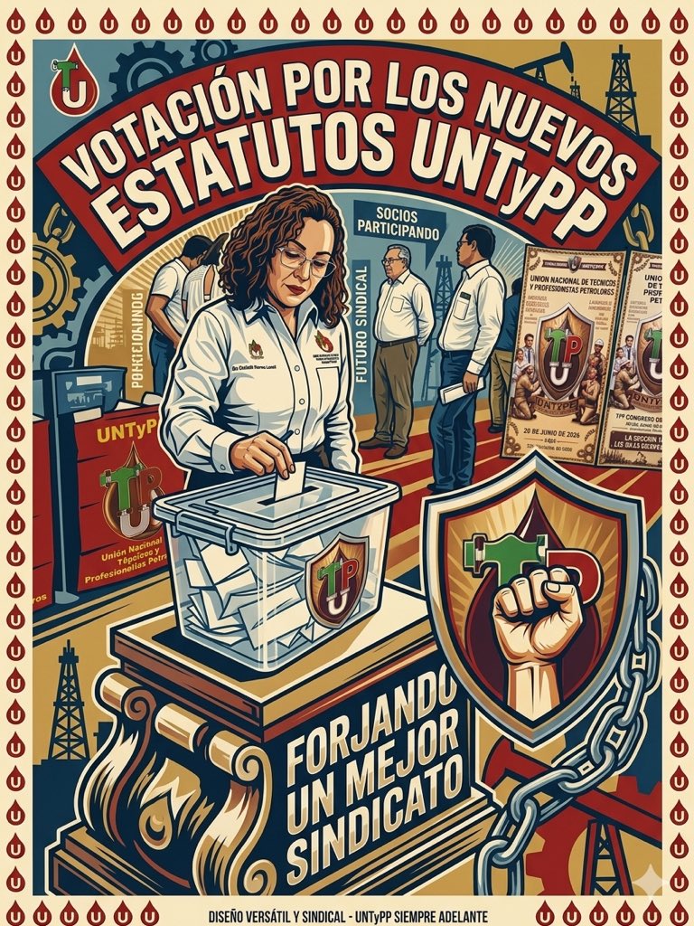 UntyppMadero's tweet photo. Hoy se votaron por unanimidad los nuevos Estatutos que rigen a la UNTyPP a nivel nacional.
#CongresoNacional #HastaLaVictoriaSiempre #UNTyPP #CEN #COMITESSECCIONALES #Seccion11 https://t.co/OxB154L8Og