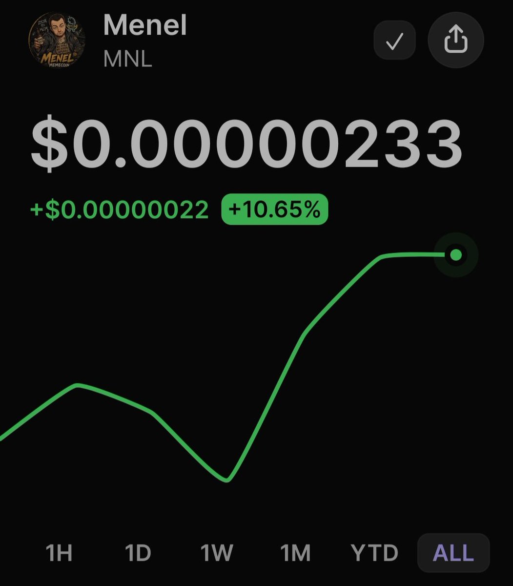 Menelcoin's tweet photo. $MNL Menel isn't just another ordinary memecoin. It’s a project based on a real-life story. I am building everything on my own from scratch for the long term, because I want to create a true community. Join me on my profile and check out the pinned post to discover my story!

#SolanaGems #SolanaDeFi #LongTermInvesting #CryptoTracing