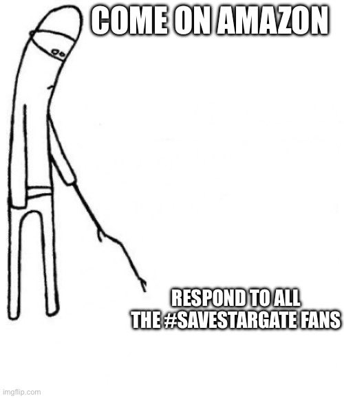ajmayers's tweet photo. @AmazonMGMStudio @PrimeVideo there are millions of fans wanting an update #SaveStargate https://t.co/UmNu4lKMZK