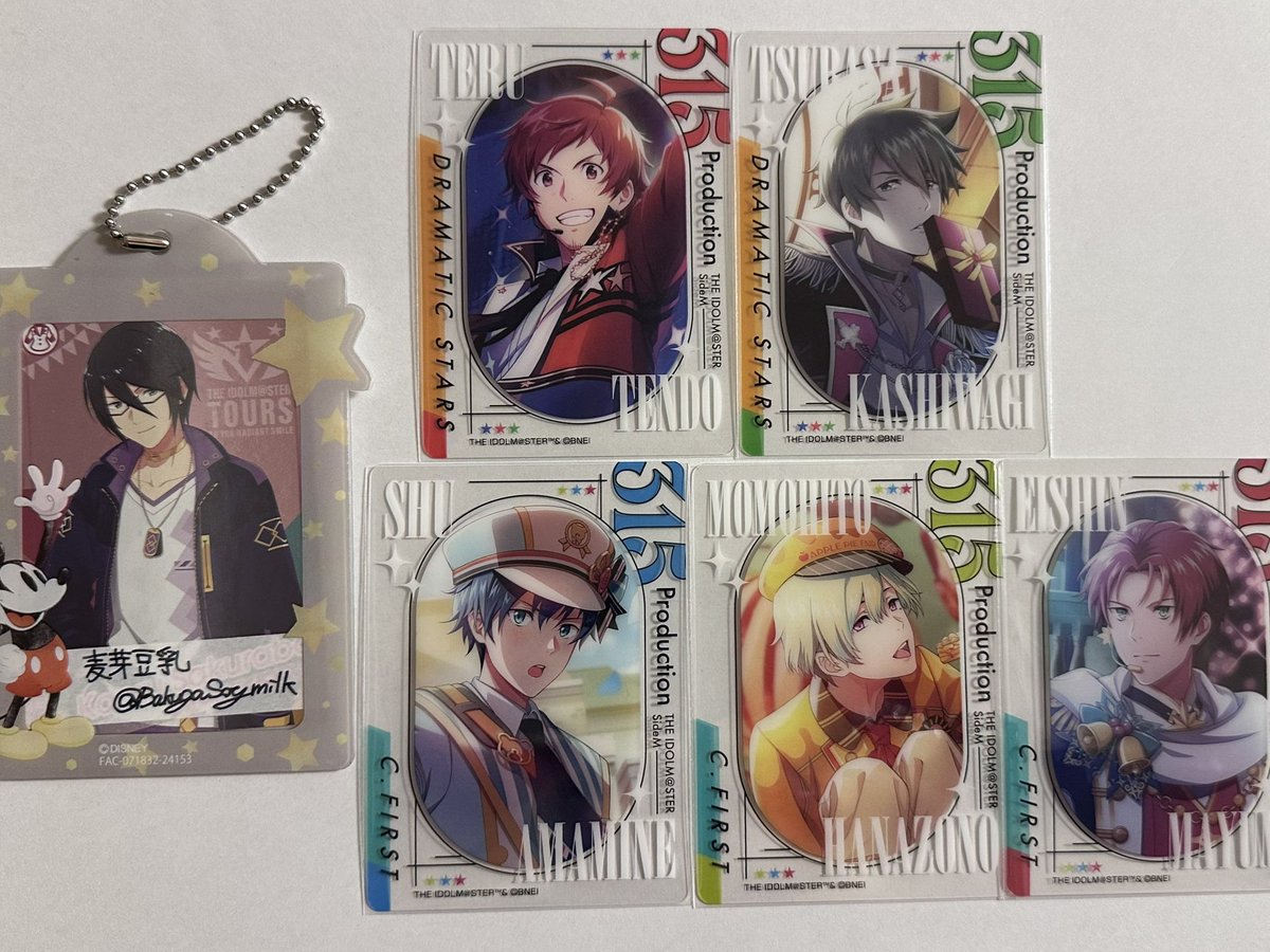 BakugaSoymilk's tweet photo. 【交換】SideM HMV ネオチャイナ クリアカードコレクション Vol.2 クリカ

譲）輝 翼 秀 百々人 鋭心
求）薫

郵送・秋葉原手渡しにて交換可能です。
1点〜でもお気軽にお声掛けください。 https://t.co/6Nk3lzztmm