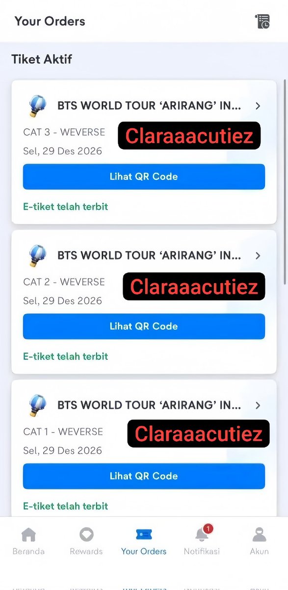 WTS CAT 1-3 DAY3 COD DIRUMAH BUKAN VENUE ( LIMIT ) tweet media