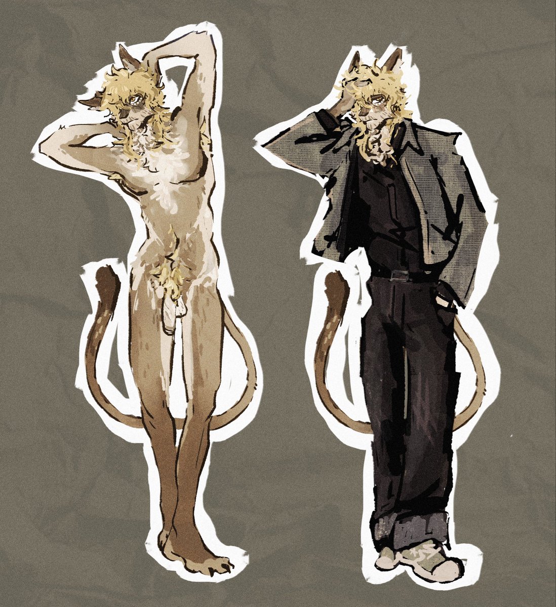 Idesia___'s tweet photo. Naked kitty mdr 

#furryartㅤㅤㅤ #furrycommission #furry #anthroart #vgen https://t.co/8BalrHi84O
