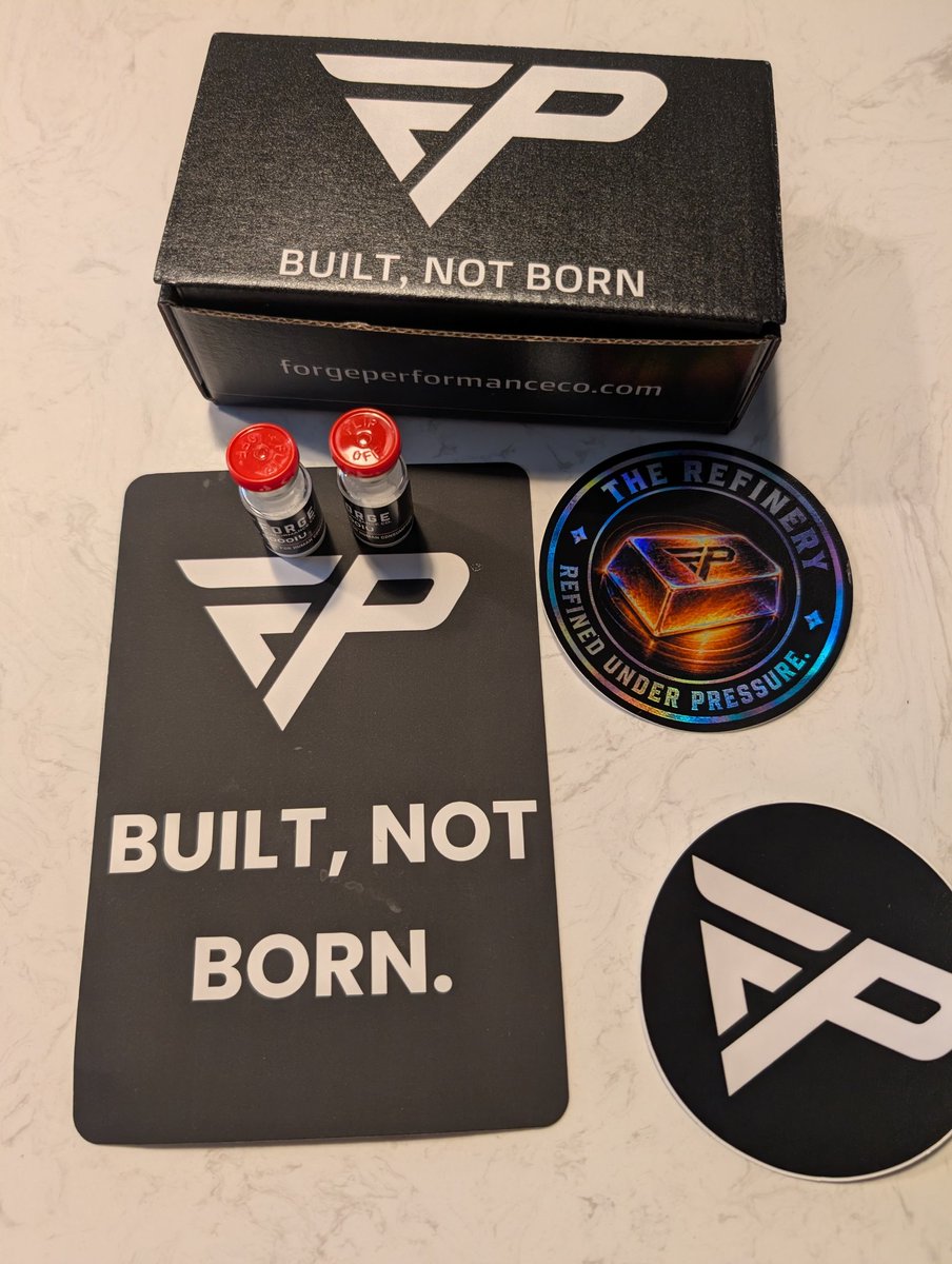 christopher_erc's tweet photo. @ForgePerformCo Gents I'm not an affiliate and have no dog in the peptide war fight but Forge has now got my business from now on. Ordered yesterday and the items arrived the next day. Their prices can't be beat but that's only the tip of the iceberg. They pulled a shit ton of Reta 30 from their store because it didn't meet their standards, left it out of stock for some time, got a batch and COA that matched and put it back "on the shelves. Trust me when I say you will NOT find it cheaper anywhere. And I'm not talking a little cheaper either. 

If phenomenal customer service, crazy fast shipping times , COA's, best prices and custom bundles you want to put together are your thing then Check them out. They got a $100 bottle of ignition on sale this weekend for $50. 

If you were looking for an affiliate code I don't play that. Sharing a great company with top quality peptides at the best prices for my brother's and sisters out there.