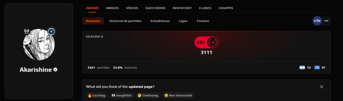 Akar7_cs's tweet photo. Top 100 SA supermatch✅ https://t.co/NEGgMShHfN