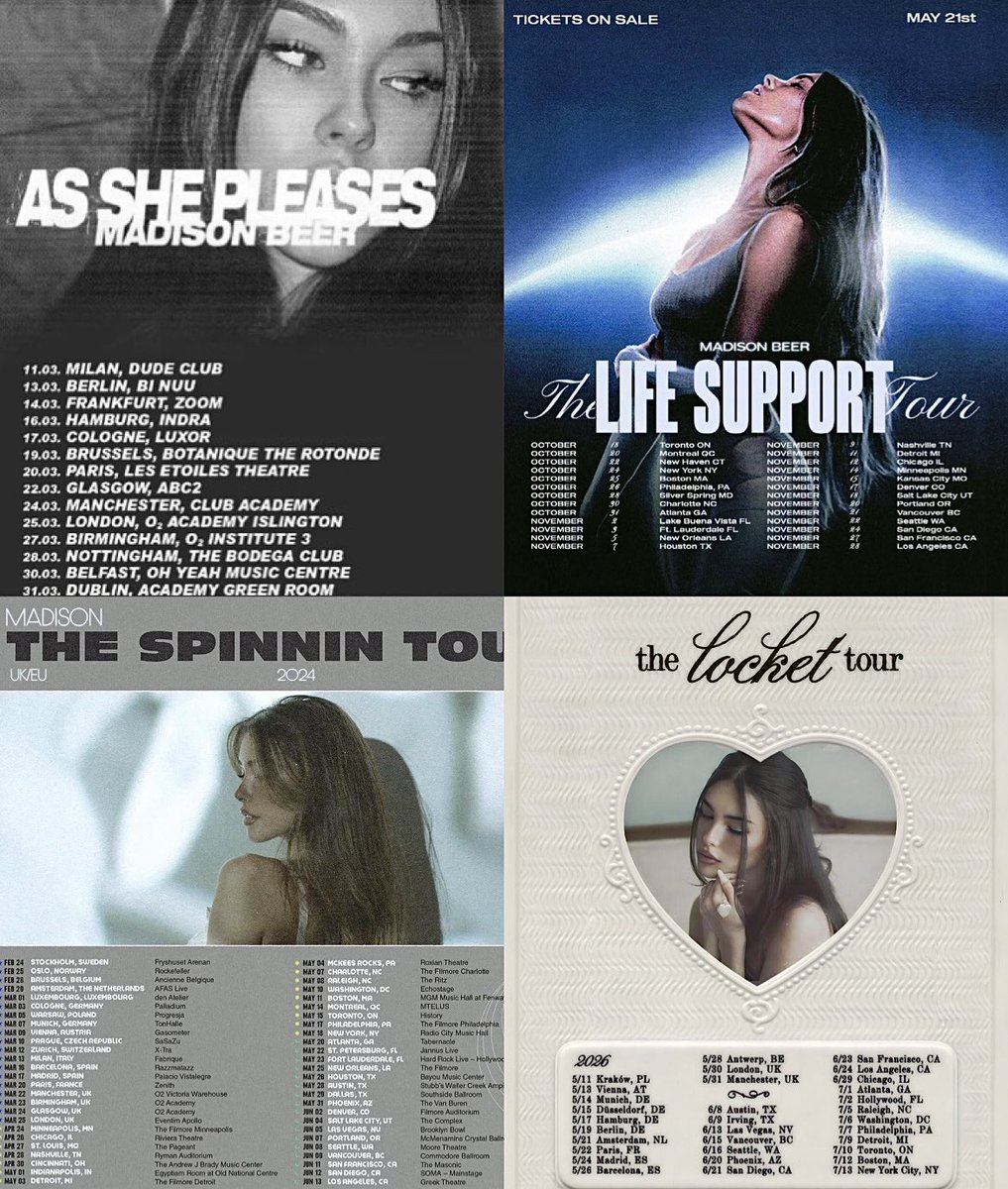 home2soph's tweet photo. madison beer + tour posters 💗 https://t.co/BfuecNlRAX