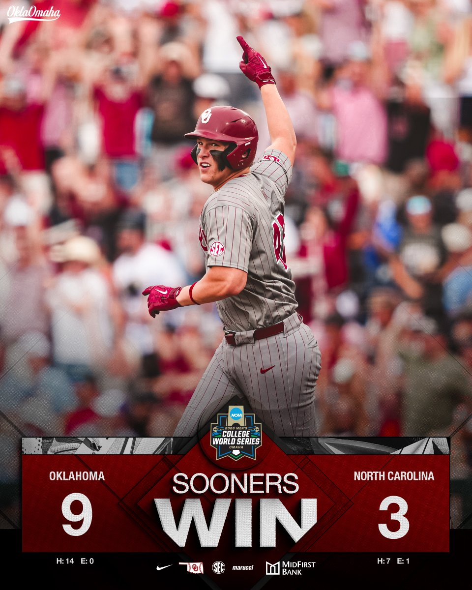 OU_Baseball's tweet photo. THAT'S ONE 🗣️ https://t.co/RiyJEjuGWW
