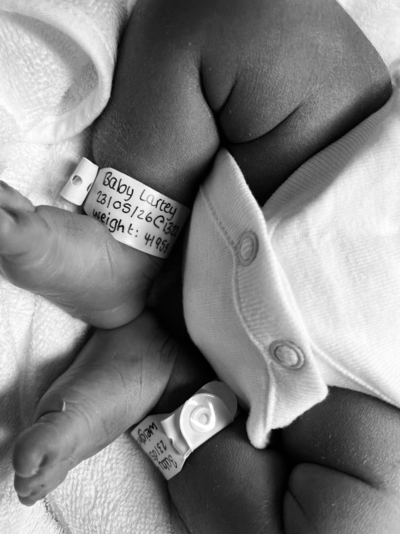 bellz_star's tweet photo. Officially one month into motherhood; featuring my adorable toothless stranger 😅🤍

👶🏼: 23/05/2026
📸 : david.mensah_ https://t.co/dV7OFN7G3n