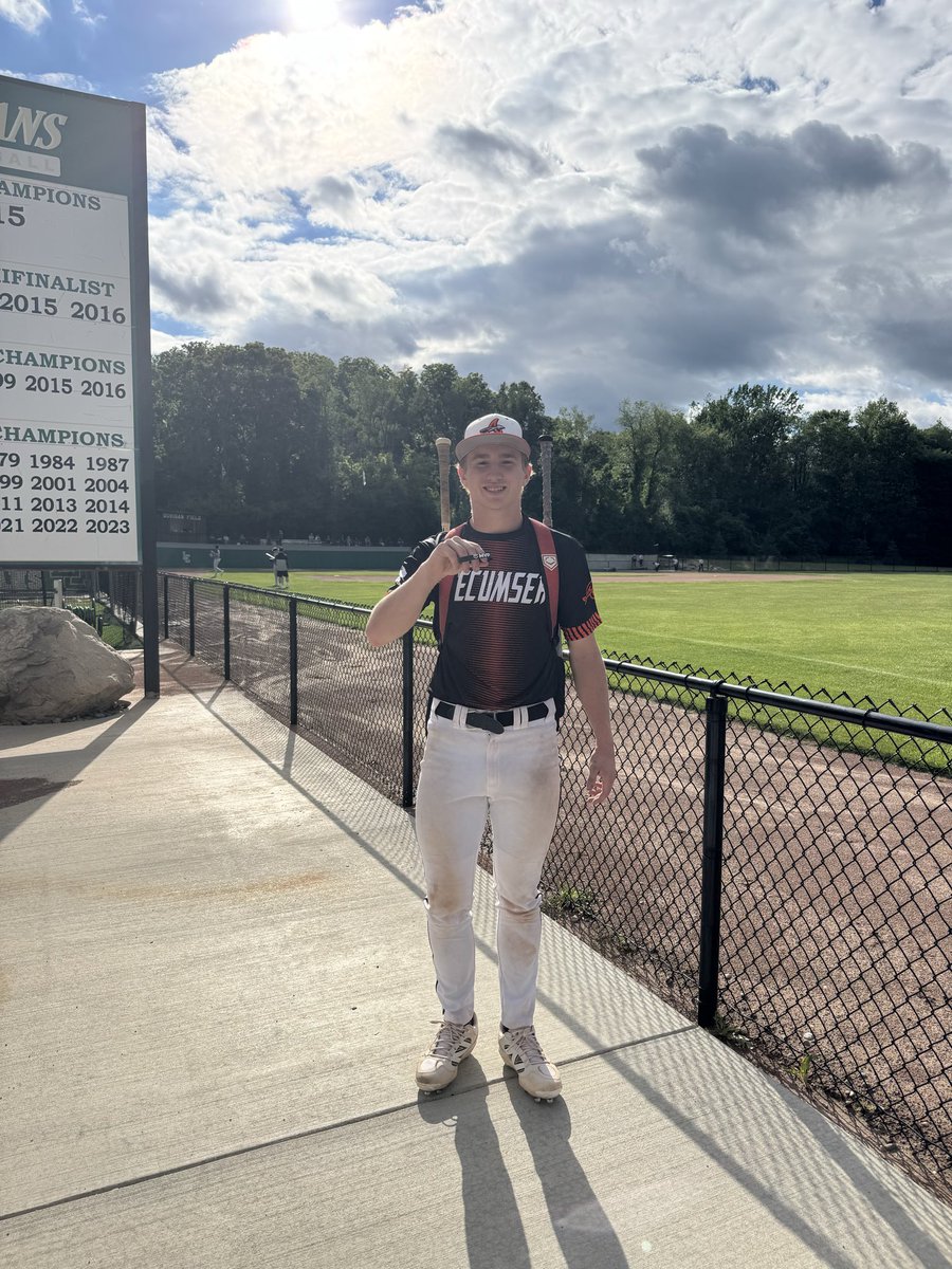 championstourn's tweet photo. MVP Alert 🔥⚾️🇺🇸

Lex Glover
Tecumseh Arrows
Tecumseh HS 2027 https://t.co/XnYzKL7Fxm