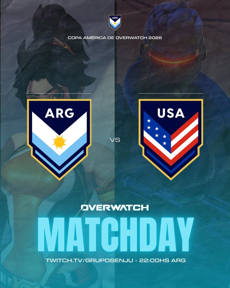CAOWTeamArg's tweet photo. Se viene el 4to match para el team Argentino contra USA!

Los esperamos en este 2do día de la Copa América!  

⏰22:00hs (ARG) 
🖥️https://t.co/mkUkGetOh7 

Vengan y apoyen al team que lo esta dando todo! 🇦🇷 https://t.co/maJEthgzOJ
