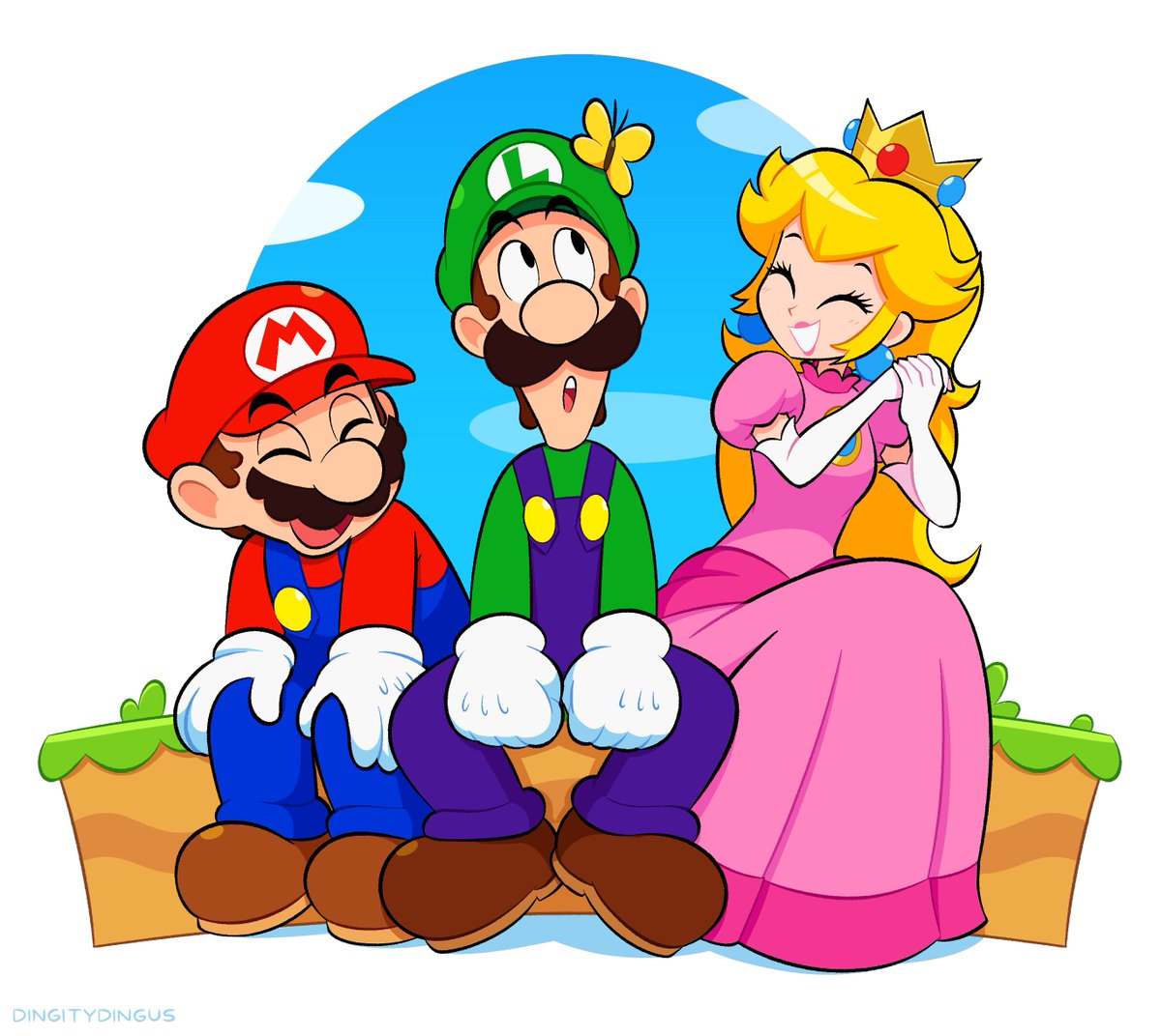 DingityDingus's tweet photo. How cute! ✨

#Mario #Nintendo #Fanart https://t.co/bmksMvheas