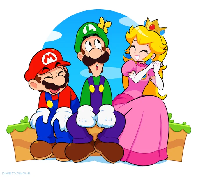 How cute! #Mario #Nintendo #Fanart