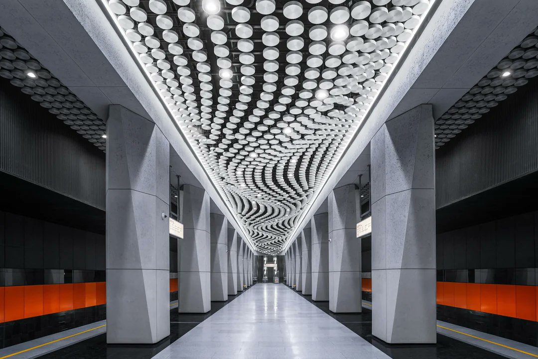 SciFiArchives's tweet photo. Architecture of some Moscow metro stations https://t.co/e55hmKx7Gy