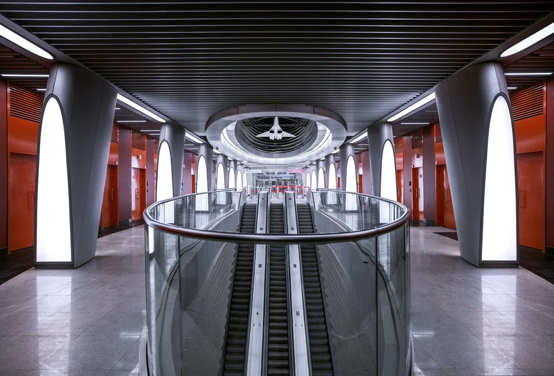 SciFiArchives's tweet photo. Architecture of some Moscow metro stations https://t.co/e55hmKx7Gy