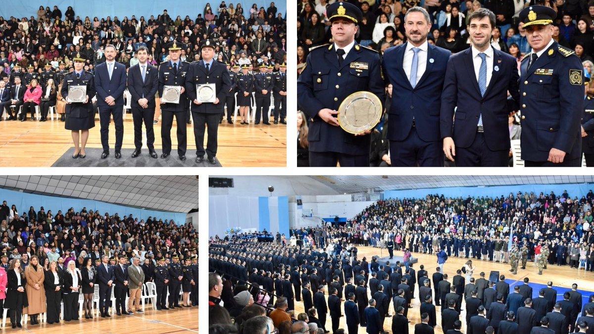 gerardomerinotw's tweet photo. En el Día de la Bandera, #Trelew fue escenario de un momento muy especial para 215 cadetes y aspirantes de la Policía del Chubut que juraron lealtad a nuestra enseña patria.

Con este paso reafirman su compromiso de servir a la comunidad y de prepararse para una tarea fundamental: cuidar a los vecinos y trabajar por una provincia más segura.

Junto al gobernador @NachoTorresCH participamos de esta ceremonia, donde además se anunciaron importantes avances para fortalecer la seguridad, entre ellos, la incorporación de tecnología para la prevención del delito y la futura Escuela de Cadetes.

Feliz #DíadelaBandera y felicitaciones a cada uno de los cadetes y aspirantes, así como también a sus familias por acompañarlos en este camino.
