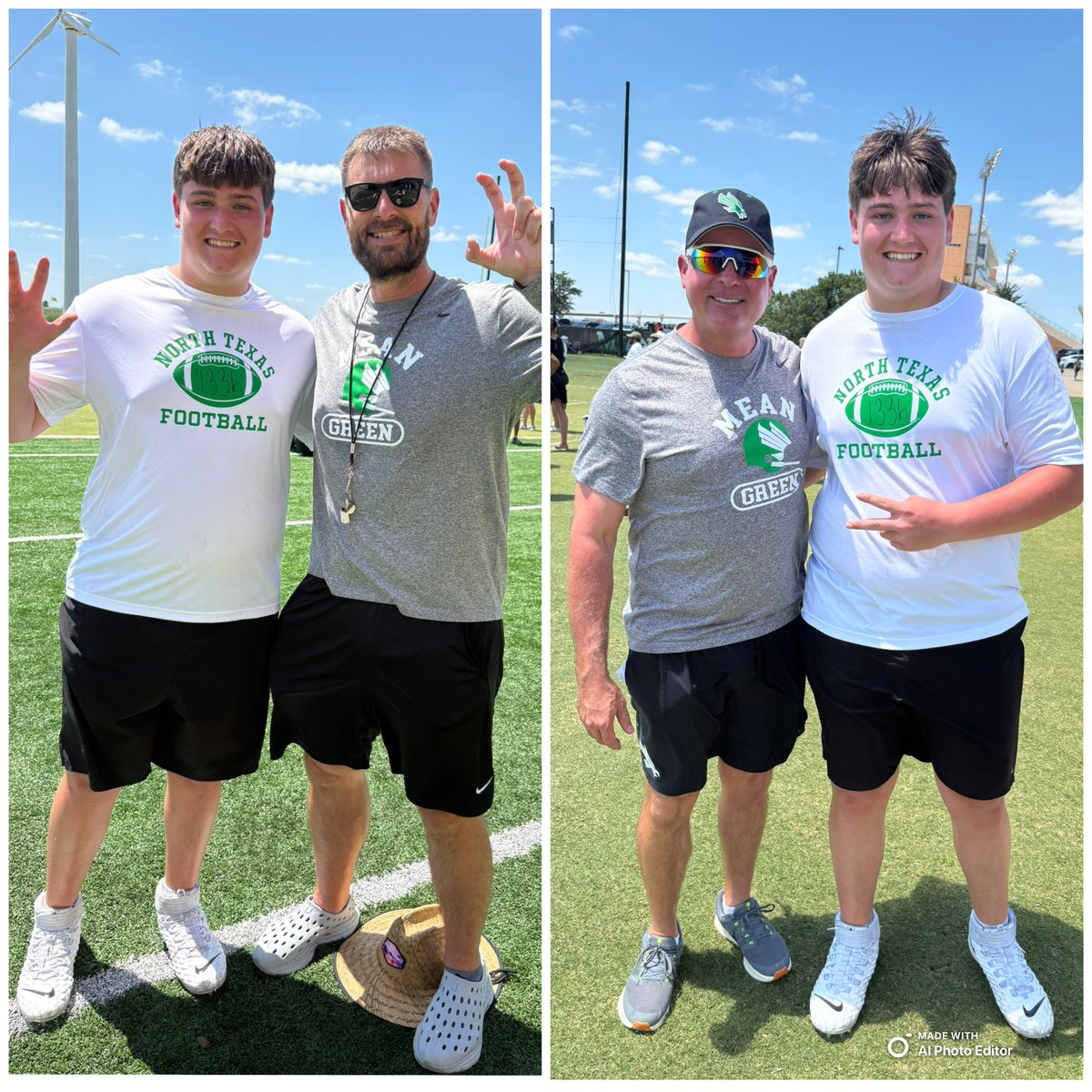 ReeseSooter2028's tweet photo. Great day in Denton learning from @OLCoachMattox, @CoachMainordUNT, @KirkRudolph2 and the entire @MeanGreenFB staff. Can’t wait to take what I learned today and put it to work. @CoachJMBryant @katelynsmithd https://t.co/7emI6tCEff
