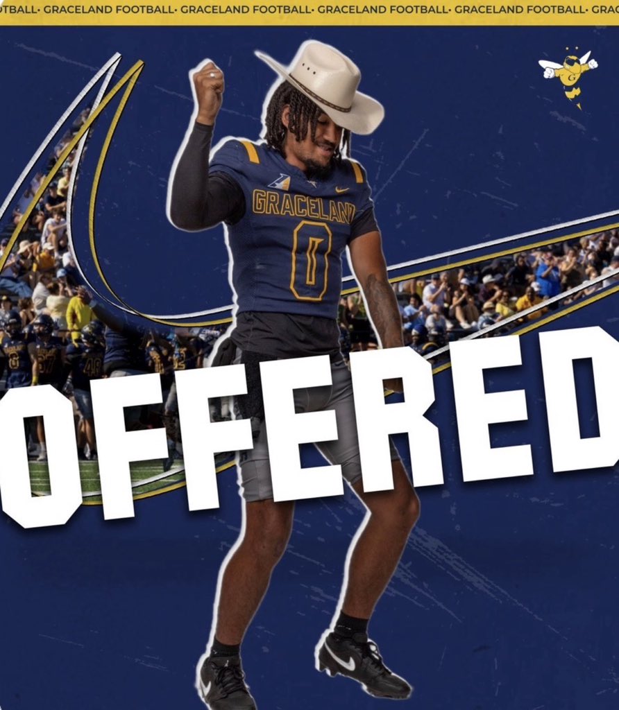 _AaronMcIntosh's tweet photo. After a good camp and conversation with Coach Stitch I’m blessed to receive an offer from @GracelandFB @DBCoachSD @CoachJO_DC @CoachStaback 

@LSNorthFootball @CoachCrossLSN @Coach_ELee 

@WOWKCfootball @PrepRedzoneMO @PrepsKC @JPRockMO #AGTG https://t.co/6KzYsF2oGN